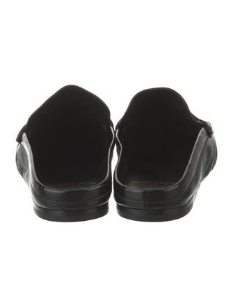 Saint Laurent Leather Mules