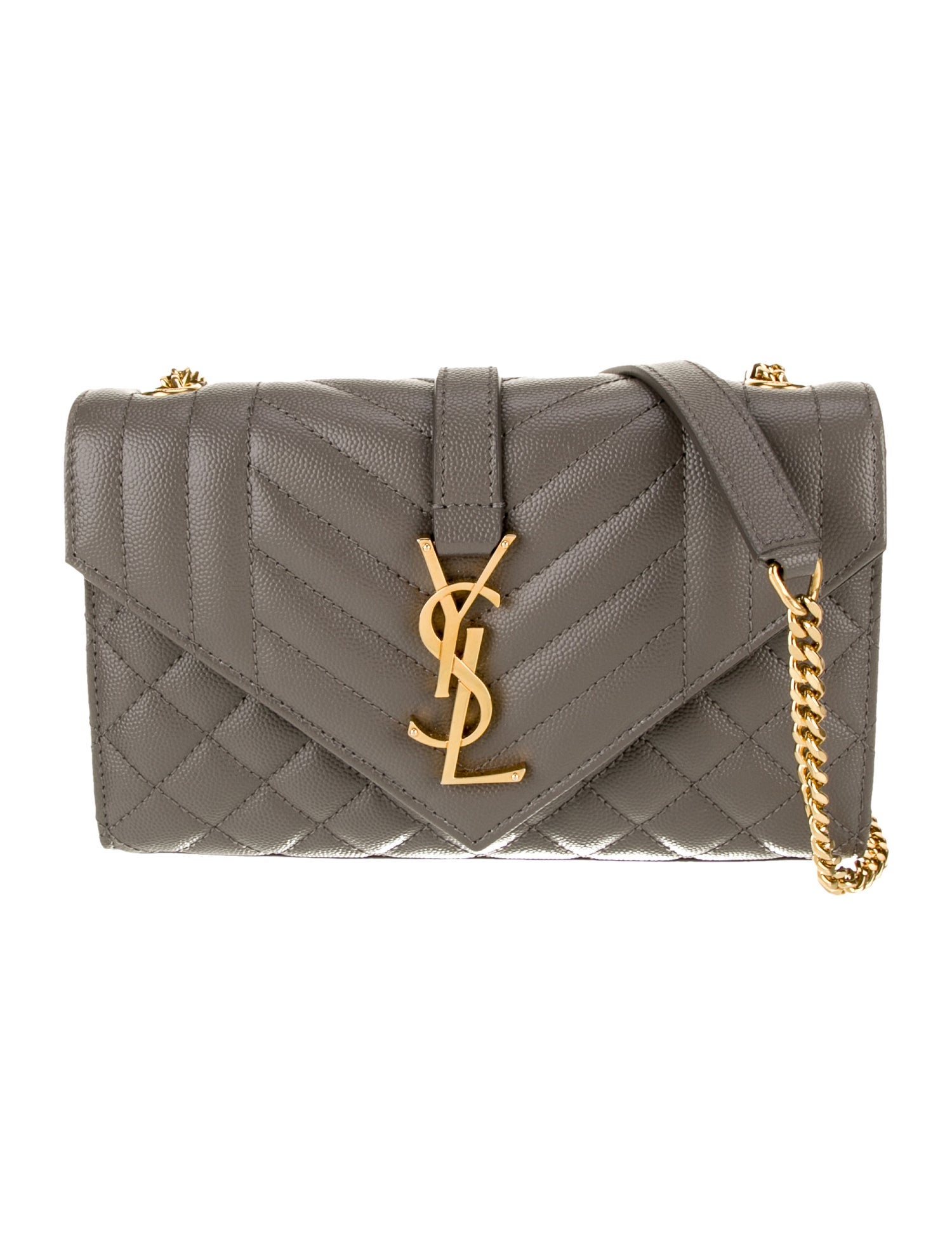 Saint Laurent Leather Envelope Small 2022