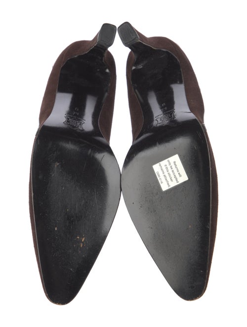 Yves Saint Laurent Suede D'Orsay Pumps