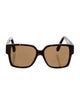 Yves Saint Laurent Square Tinted Sunglasses