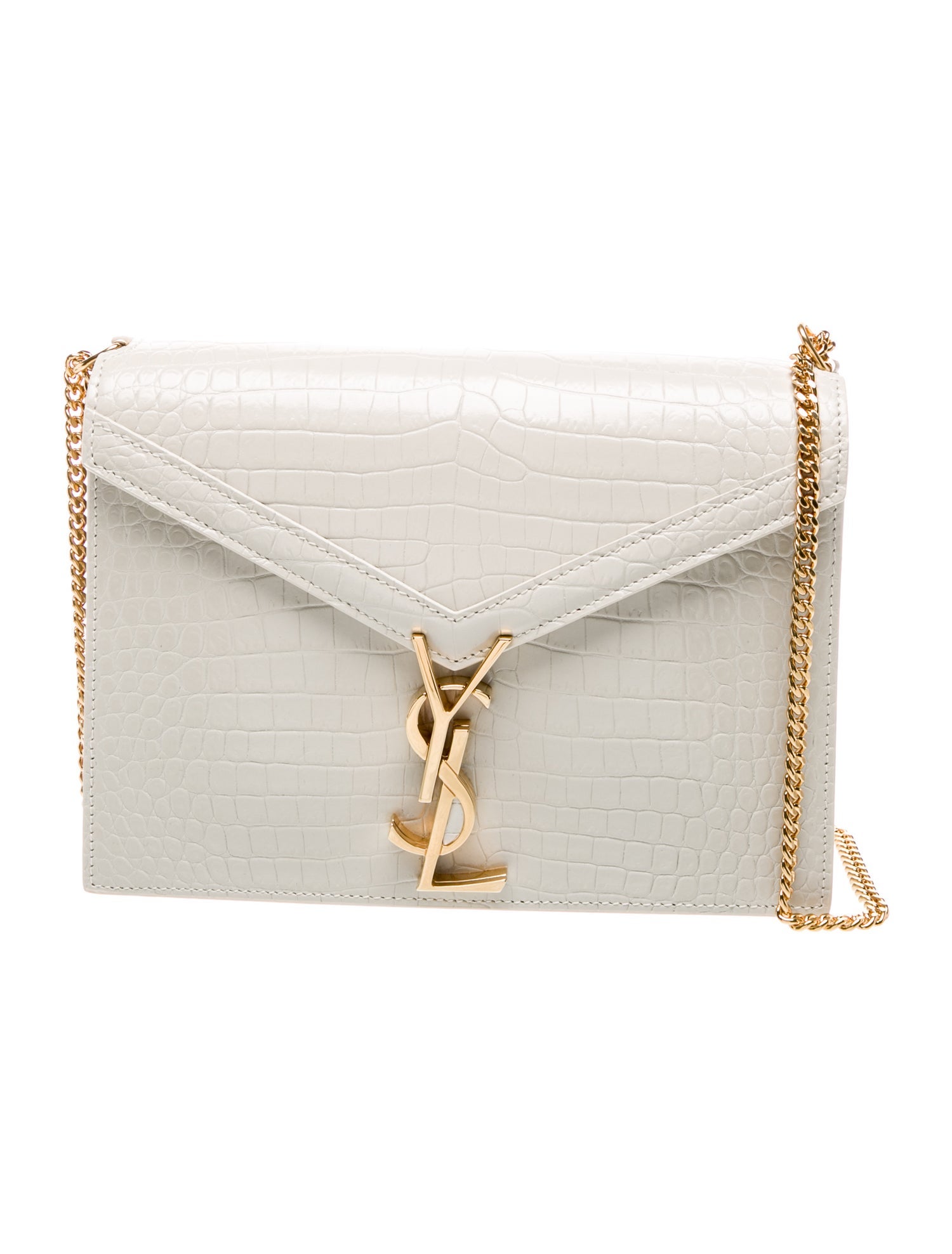 Saint Laurent Leather Cassandra Medium