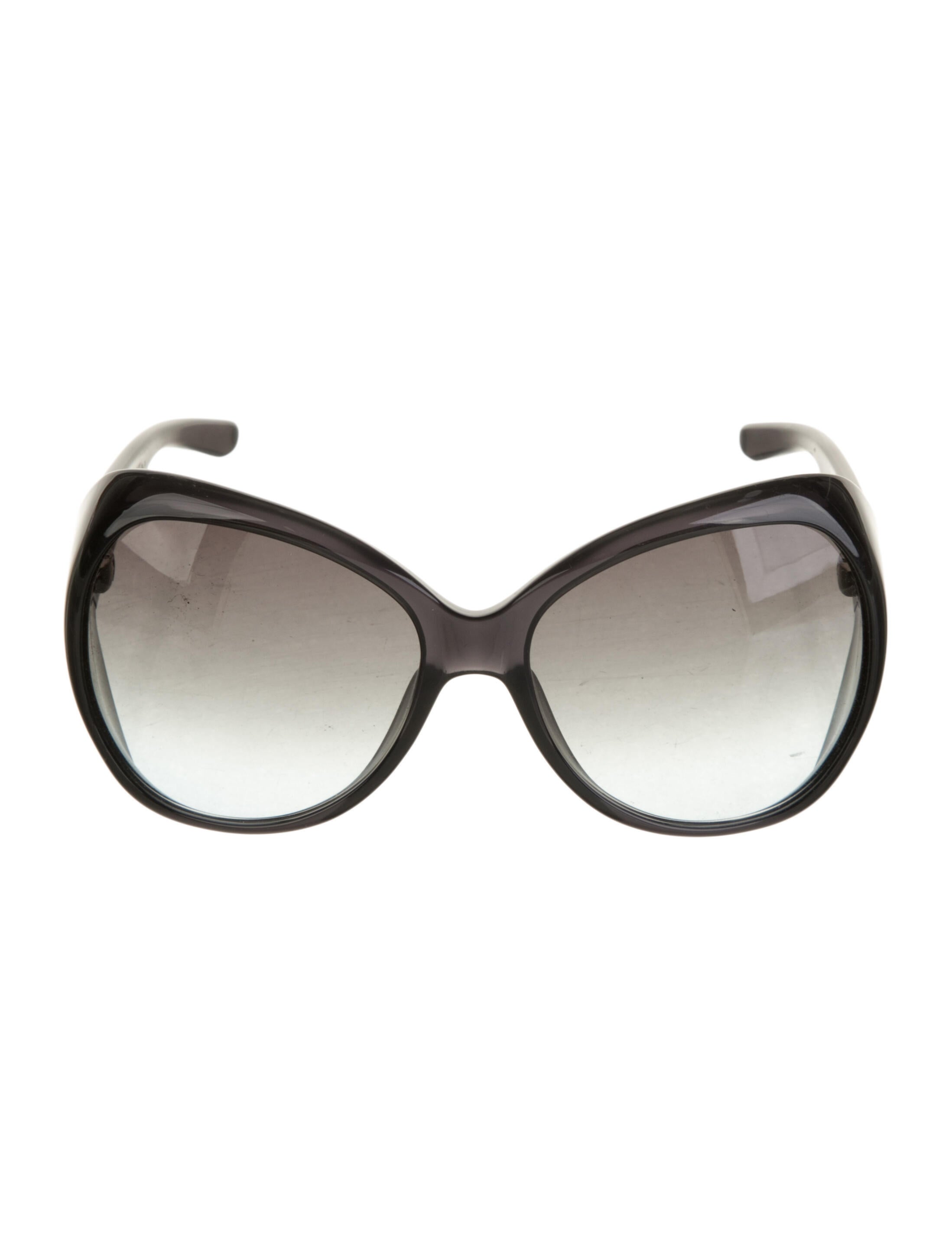 Yves Saint Laurent Zucca FF Logo Oversize Sunglasses