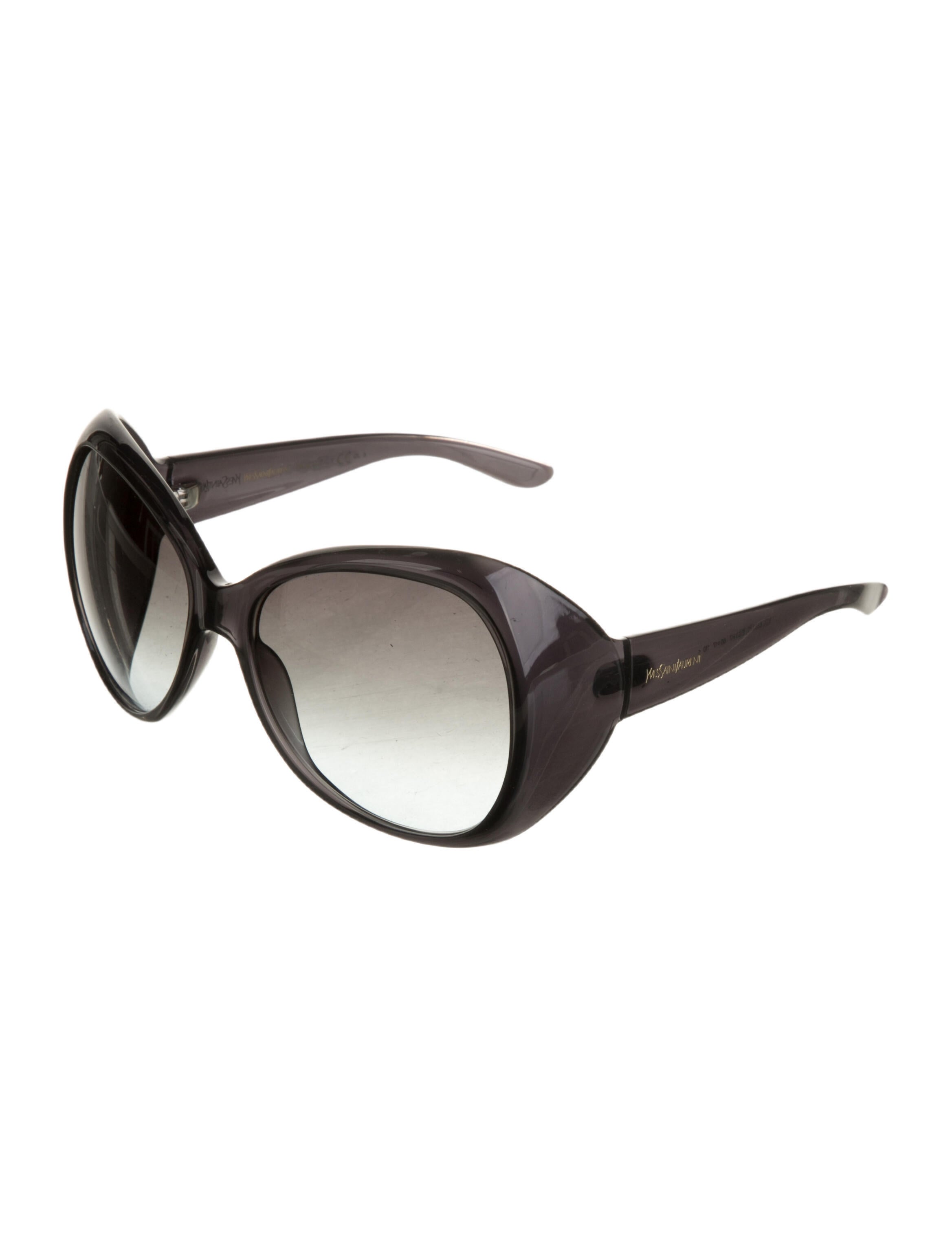 Yves Saint Laurent Zucca FF Logo Oversize Sunglasses