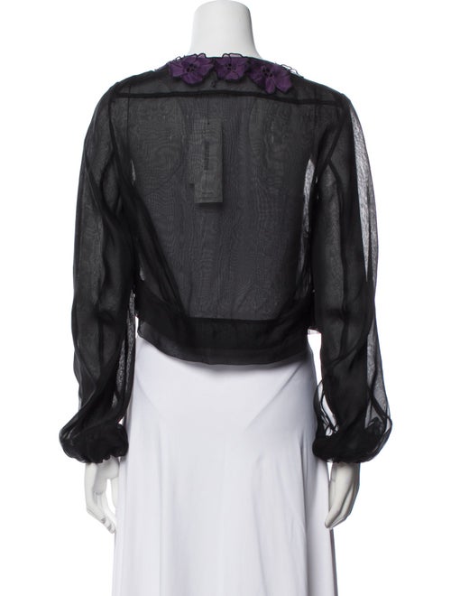 Yves Saint Laurent Rive Gauche Mesh Bolero