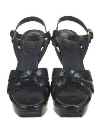 Yves Saint Laurent Patent Leather Sandals