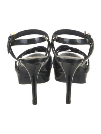 Yves Saint Laurent Patent Leather Sandals