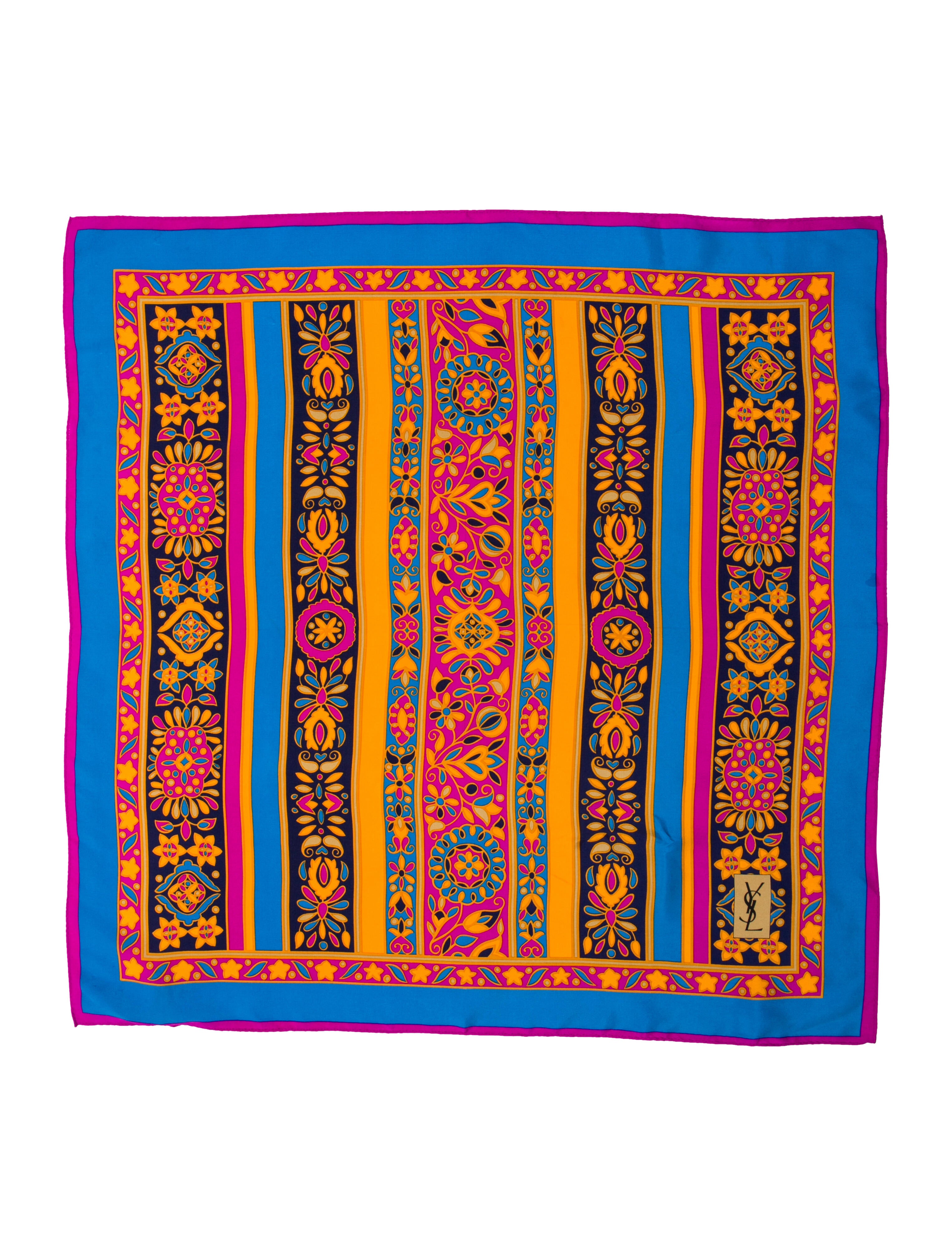 Yves Saint Laurent Silk Vintage Scarf