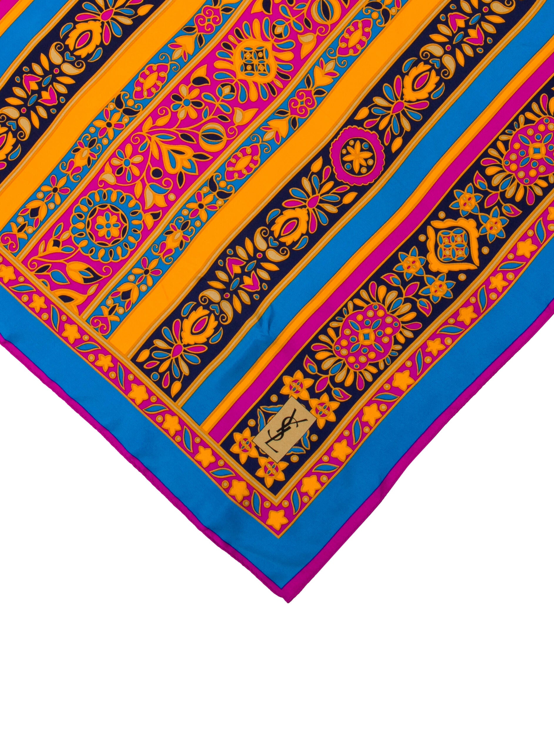 Yves Saint Laurent Silk Vintage Scarf