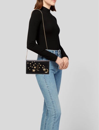 Saint Laurent Leather Kate Wallet on Chain