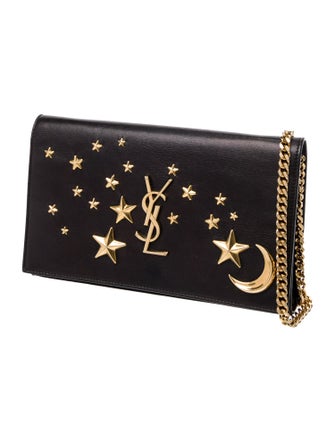 Saint Laurent Leather Kate Wallet on Chain