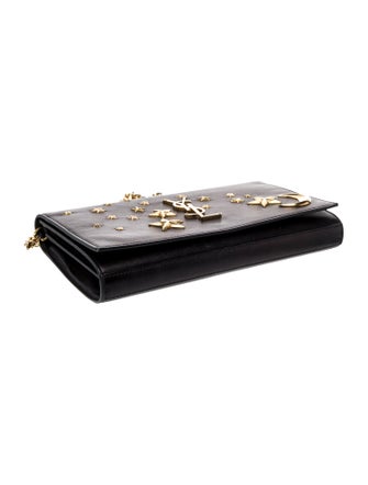 Saint Laurent Leather Kate Wallet on Chain