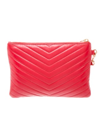 Saint Laurent Leather Clutch