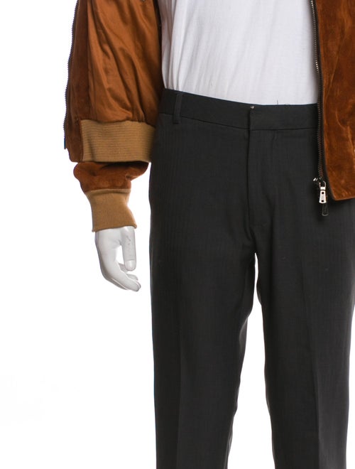 Yves Saint Laurent Rive Gauche 2000's Leather Bomber Jacket