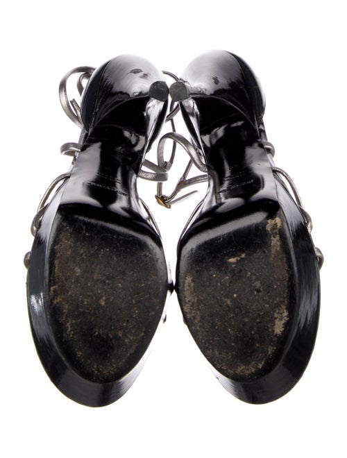 Yves Saint Laurent Patent Leather Sandals