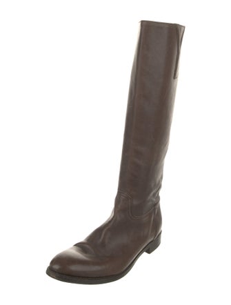Yves Saint Laurent Leather Riding Boots