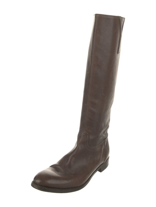 Yves Saint Laurent Leather Riding Boots