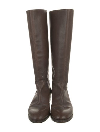 Yves Saint Laurent Leather Riding Boots