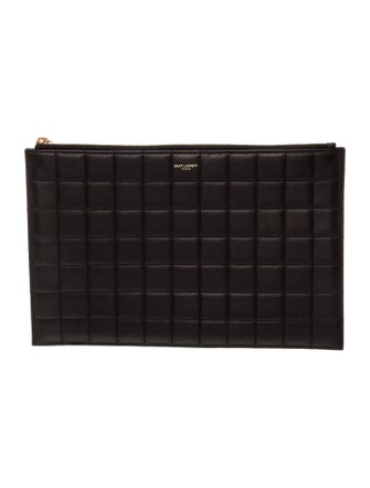 Saint Laurent Leather Portfolio 2023