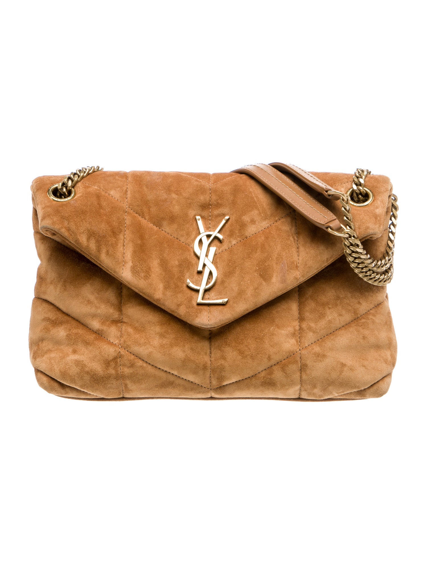 Saint Laurent Suede Puffer Small 2022