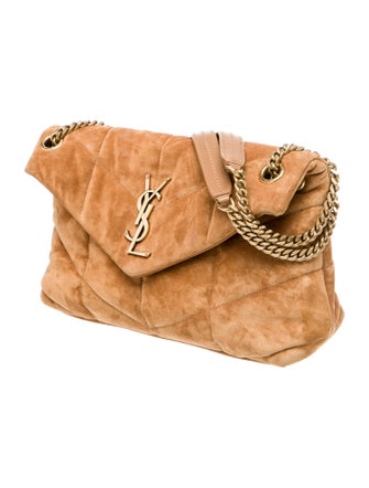 Saint Laurent Suede Puffer Small 2022