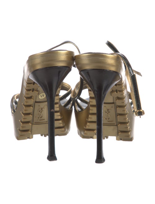 Yves Saint Laurent Patent Leather Sandals