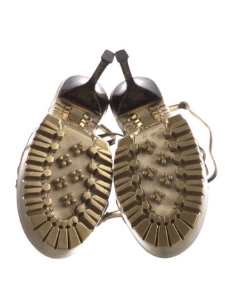 Yves Saint Laurent Patent Leather Sandals