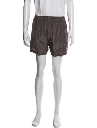 Yves Saint Laurent Silk Jogger Shorts