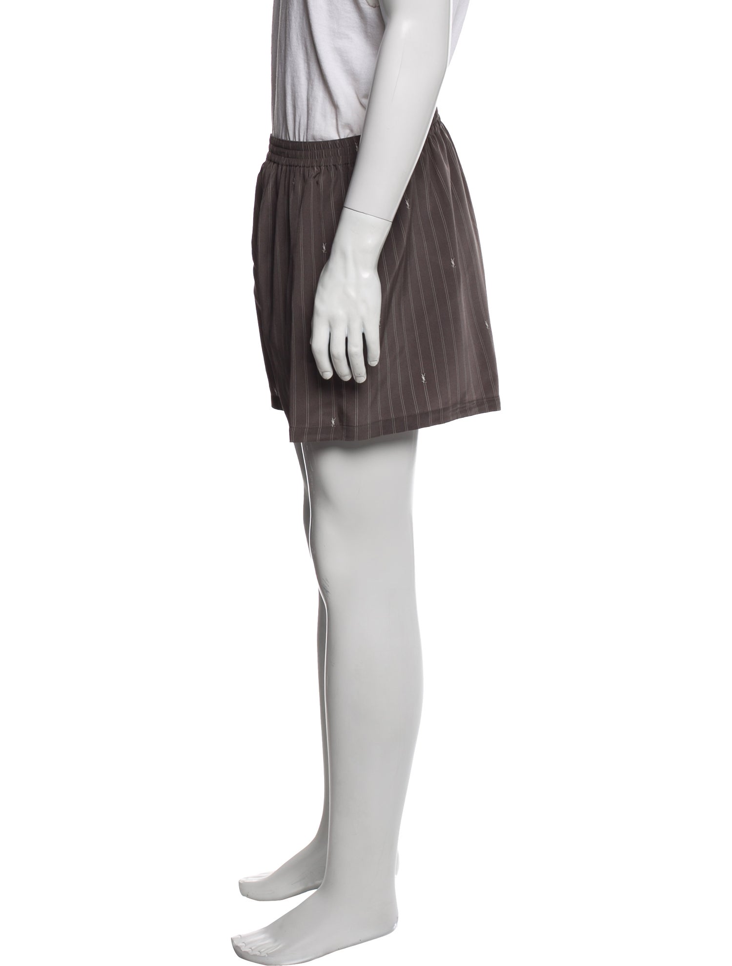 Yves Saint Laurent Silk Jogger Shorts