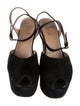 Yves Saint Laurent Suede Slingback Pumps