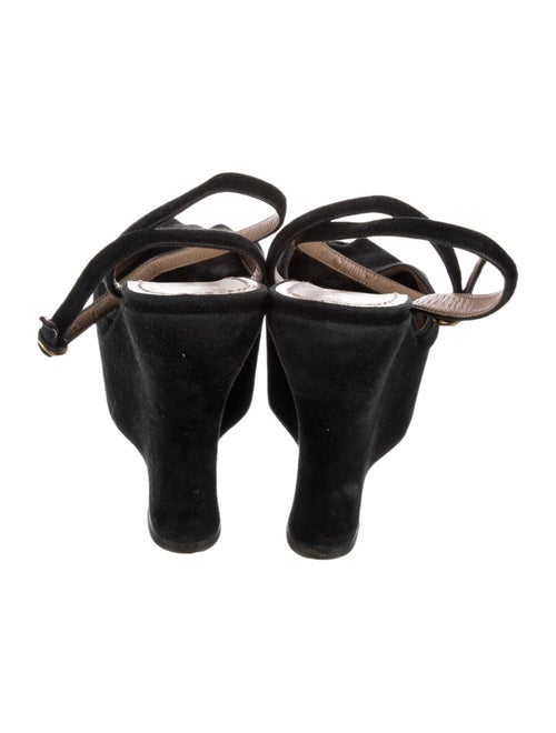 Yves Saint Laurent Suede Slingback Pumps