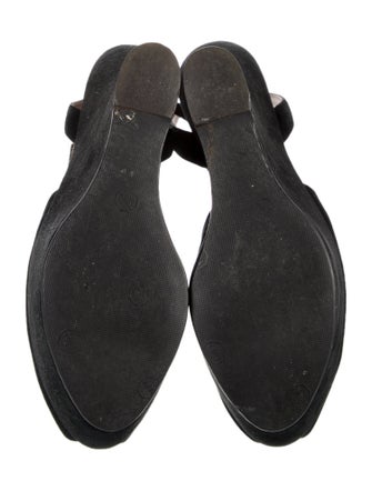 Yves Saint Laurent Suede Slingback Pumps