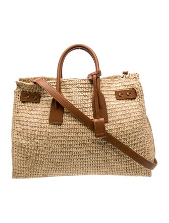 Saint Laurent Raffia Sac De Jour Medium 2023