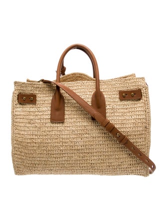 Saint Laurent Raffia Sac De Jour Medium 2023