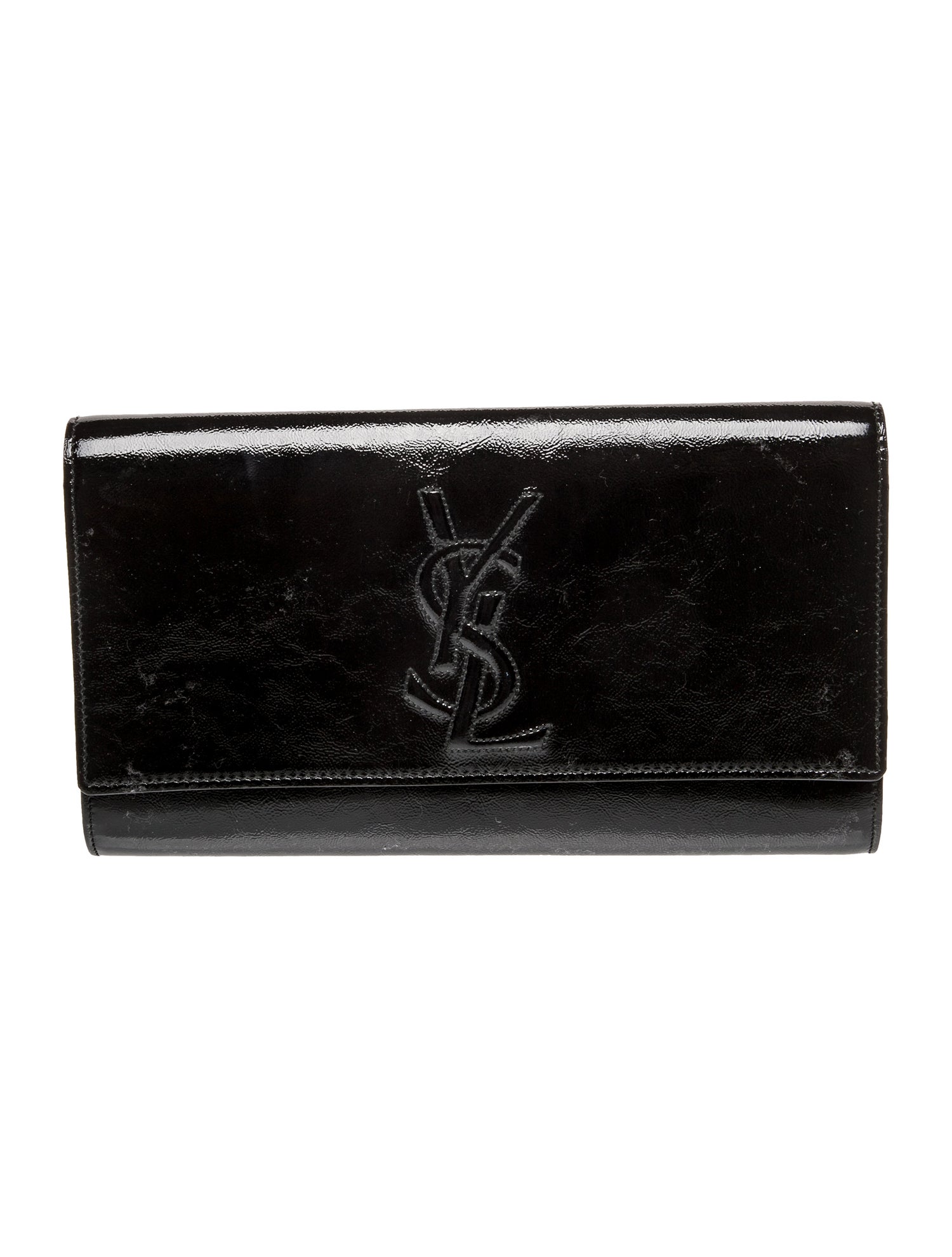 Saint Laurent Patent Leather Clutch
