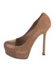 Yves Saint Laurent Tribtoo Suede Pumps