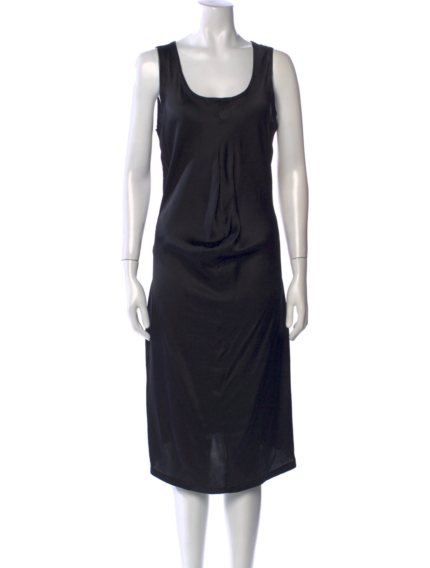 Yves Saint Laurent Silk Midi Length Dress