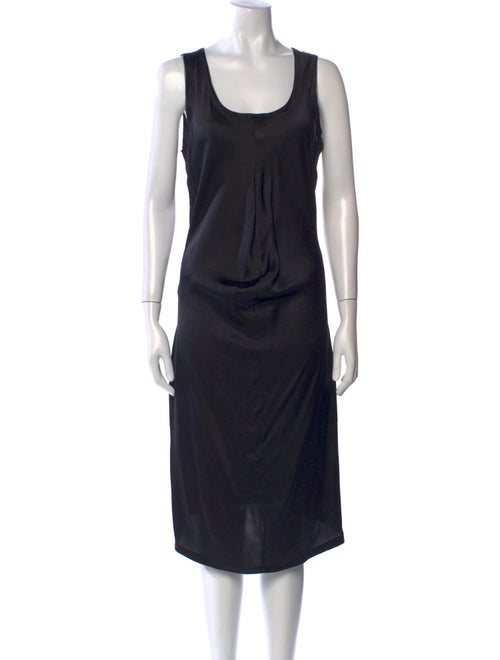 Yves Saint Laurent Silk Midi Length Dress
