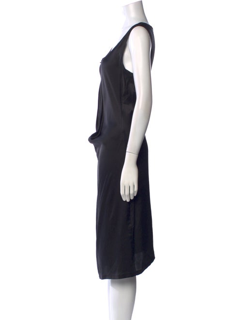 Yves Saint Laurent Silk Midi Length Dress