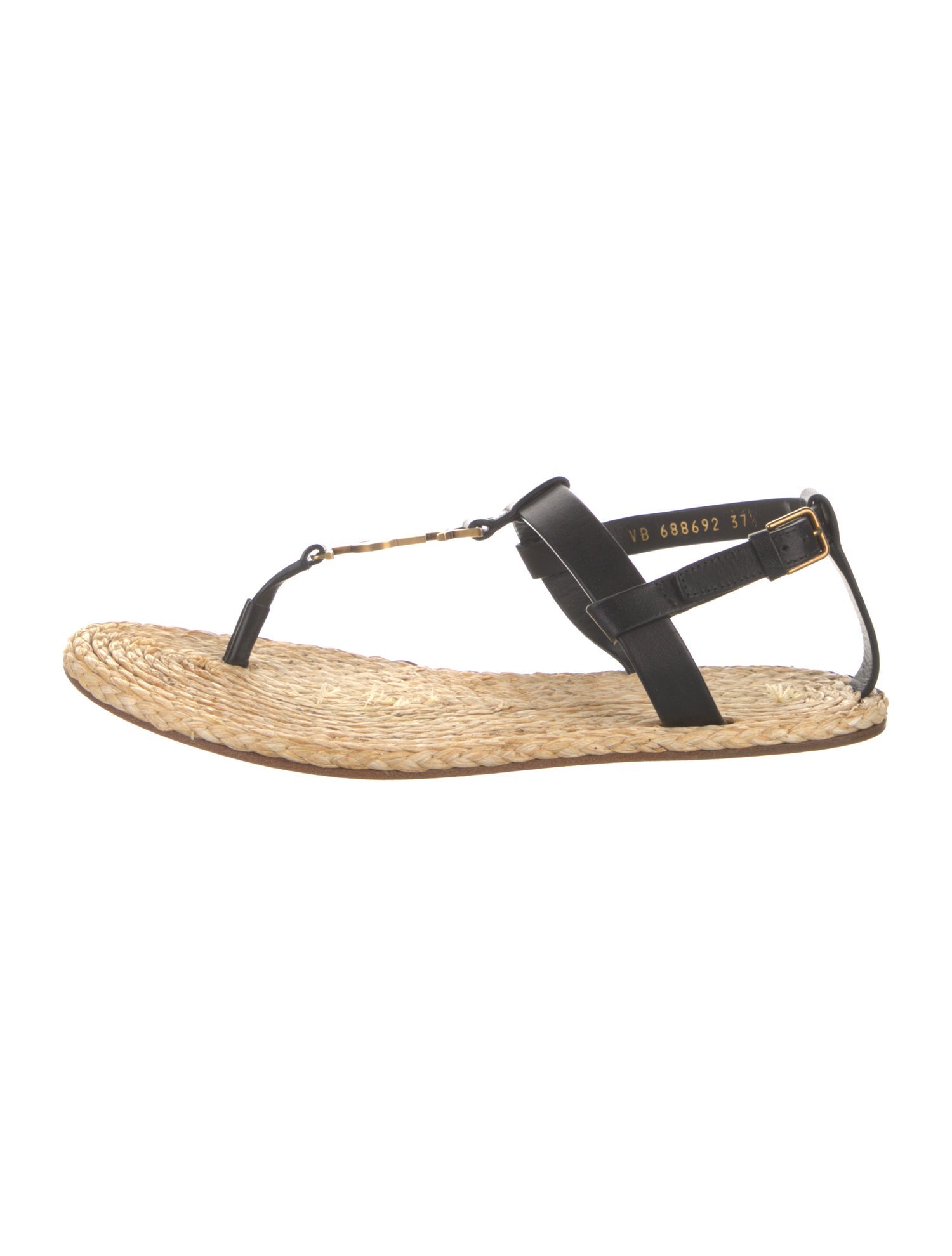 Yves Saint Laurent Leather Espadrilles