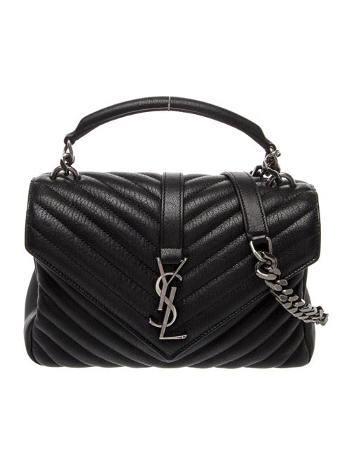 Saint Laurent Leather Top Handle Bag Medium