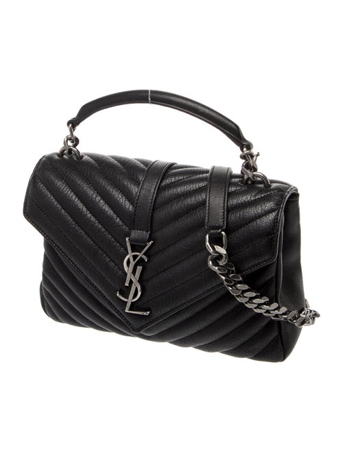 Saint Laurent Leather Top Handle Bag Medium