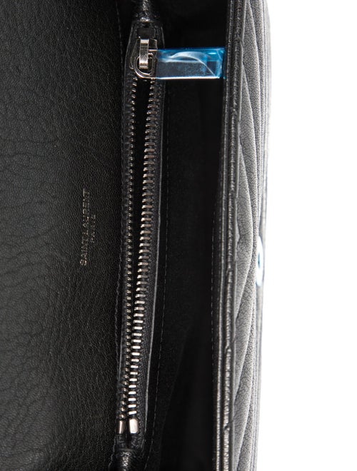 Saint Laurent Leather Top Handle Bag Medium