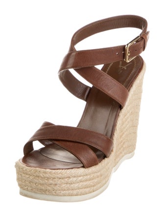 Yves Saint Laurent Leather Espadrilles