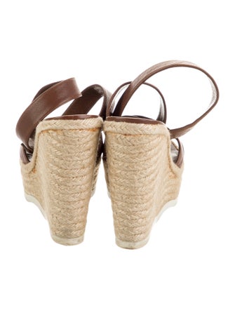 Yves Saint Laurent Leather Espadrilles