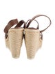 Yves Saint Laurent Leather Espadrilles