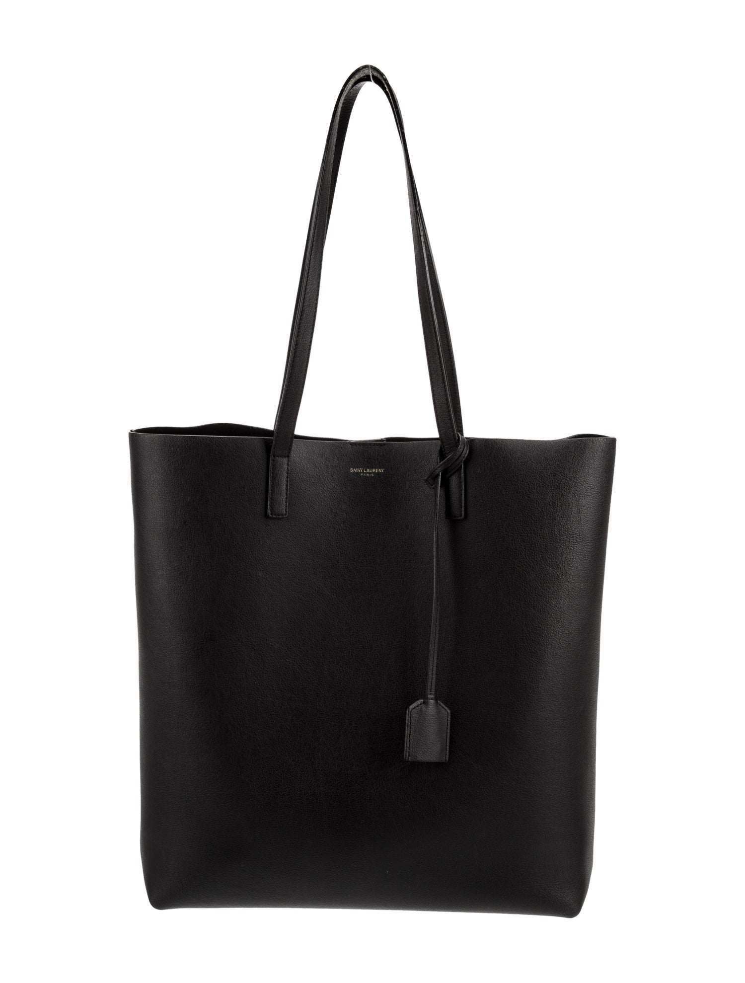 Saint Laurent Leather North/South Shopping