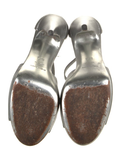 Yves Saint Laurent Leather Slingback Sandals