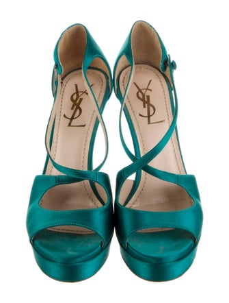 Yves Saint Laurent Satin Sandals