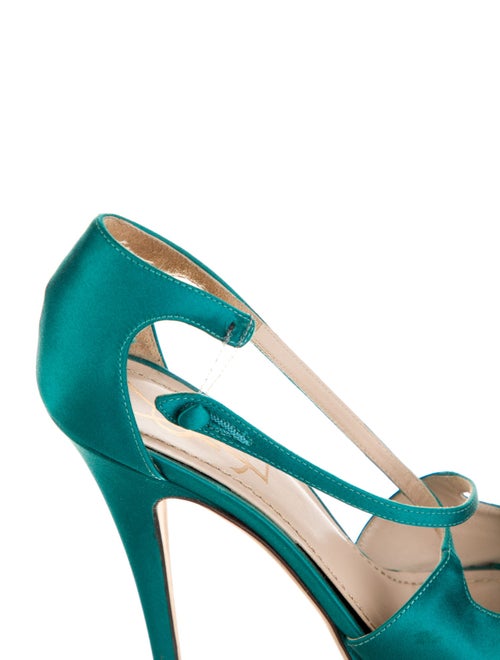 Yves Saint Laurent Satin Sandals