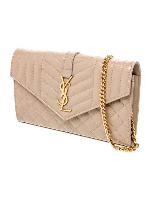 Saint Laurent Chevron Envelope